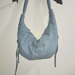 Street Level Isla Puffy Bag w/ Interlaced Side Panels